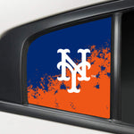 New York Mets MLB Rear Side Quarter Window Vinyl Decal Stickers Fits Dodge Charger