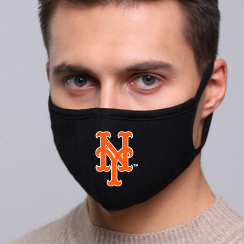 New York Mets MLB Face Mask Cotton Guard Sheild 2pcs