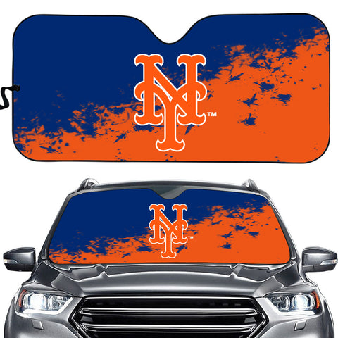 New York Mets MLB Car Windshield Sun Shade Universal Fit Sunshade