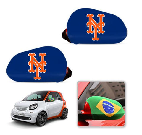 New York Mets MLB Car rear view mirror cover-View Elastic