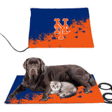 New York Mets MLB Pet Heating Pad Constant Heated Mat