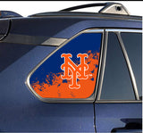 New York Mets MLB Rear Side Quarter Window Vinyl Decal Stickers Fits Toyota Rav4