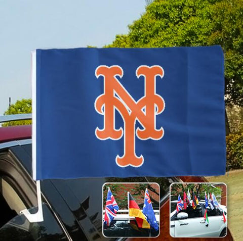 New York Mets MLB Car Window Flag
