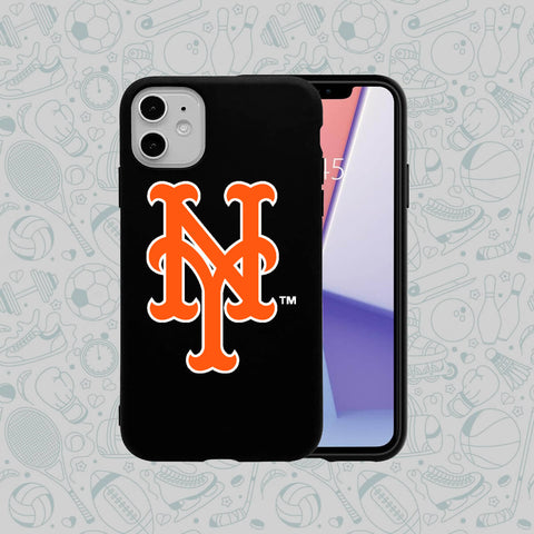 Phone Case Rubber Plastic MLB-New York Mets  Print