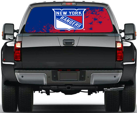 New York Rangers NHL Truck SUV Decals Paste Film Stickers Rear Window