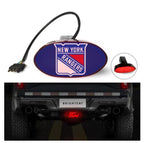 New York Rangers NHL Hitch Cover LED Brake Light for Trailer