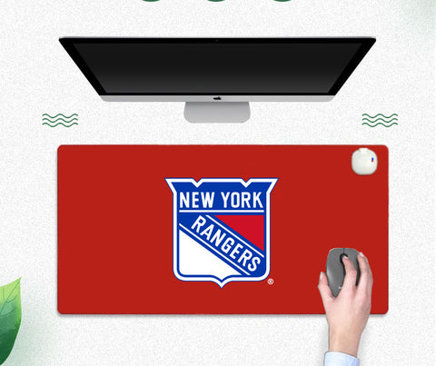 New York Rangers NHL Winter Warmer Computer Desk Heated Mouse Pad