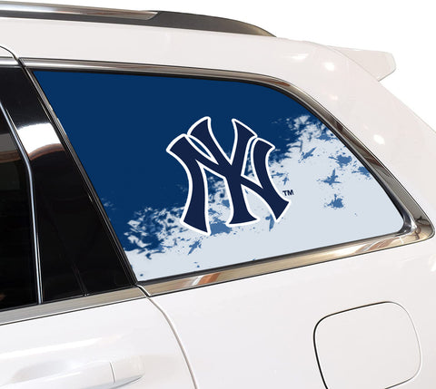 New York Yankees MLB Rear Side Quarter Window Vinyl Decal Stickers Fits Jeep Grand