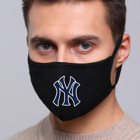 New York Yankees MLB Face Mask Cotton Guard Sheild 2pcs