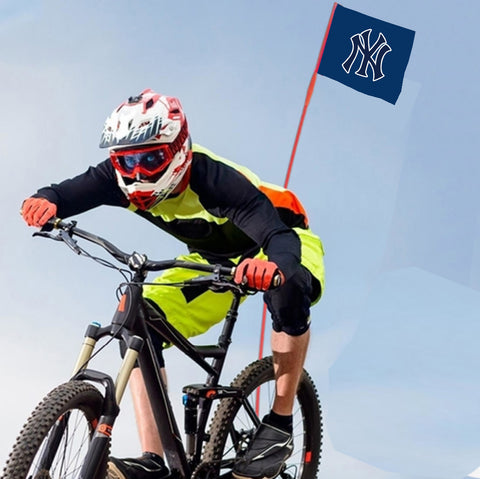 New York Yankees MLB Bicycle Bike Rear Wheel Flag