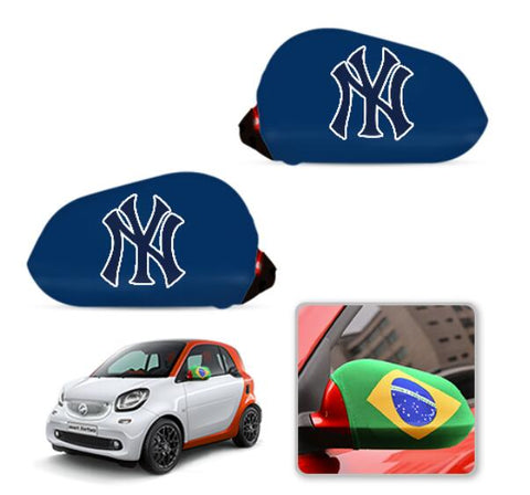 New York Yankees MLB Car rear view mirror cover-View Elastic