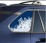 New York Yankees MLB Rear Side Quarter Window Vinyl Decal Stickers Fits Toyota Rav4