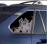 New York Yankees MLB Rear Side Quarter Window Vinyl Decal Stickers Fits Toyota Rav4