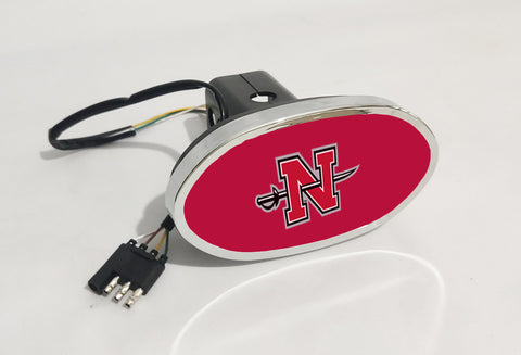 Nicholls Colonels NCAA Hitch Cover LED Brake Light for Trailer