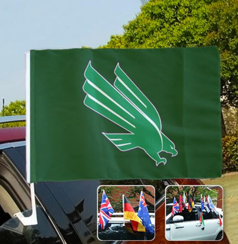 North Texas Mean Green NCAAB Car Window Flag