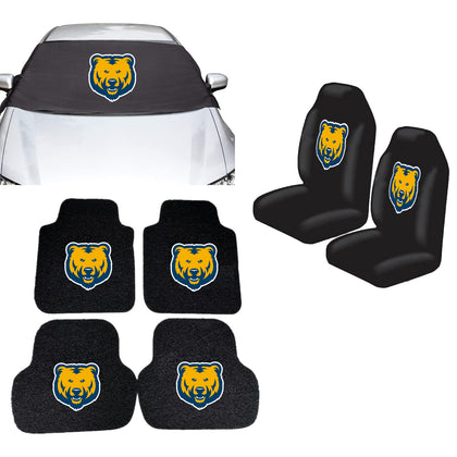 Northern Colorado Bears NCAA Car Front Windshield Cover Seat Cover Floor Mats
