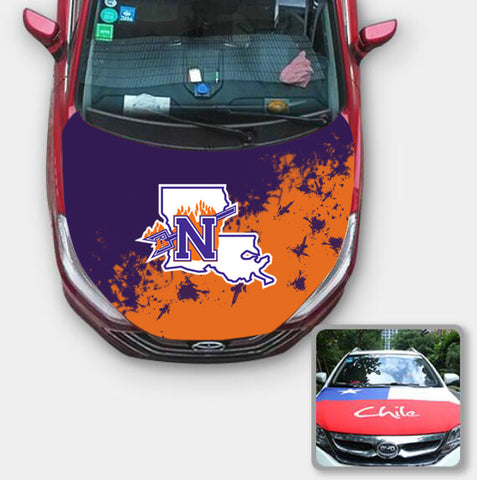 Northwestern State Demons NCAA Car Auto Hood Engine Cover Protector