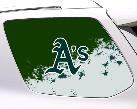 Oakland Athletics MLB Rear Side Quarter Window Vinyl Decal Stickers Fits Toyota 4Runner