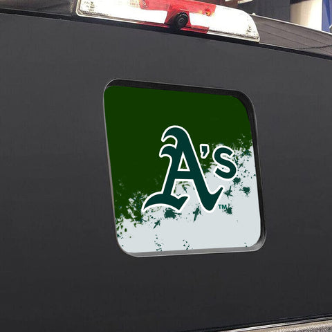 Oakland Athletics MLB Rear Back Middle Window Vinyl Decal Stickers Fits Dodge Ram GMC Chevy Tacoma Ford