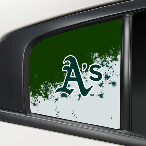 Oakland Athletics MLB Rear Side Quarter Window Vinyl Decal Stickers Fits Dodge Charger