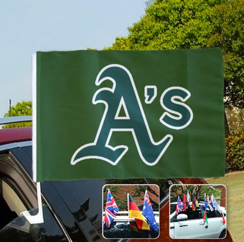 Oakland Athletics MLB Car Window Flag
