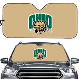 Ohio Bobcats NCAA Car Windshield Sun Shade Universal Fit Sunshade