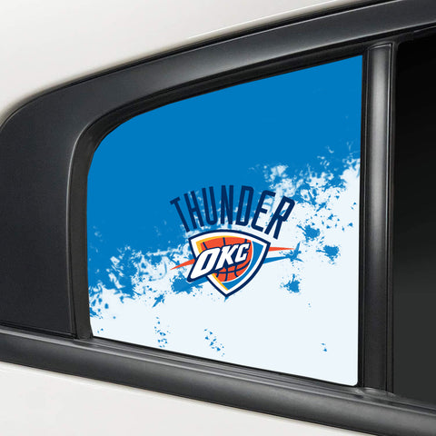 Oklahoma City Thunder NBA Rear Side Quarter Window Vinyl Decal Stickers Fits Dodge Charger
