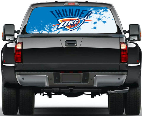 Oklahoma City Thunder NBA Truck SUV Decals Paste Film Stickers Rear Window