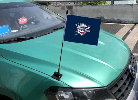 Oklahoma City Thunder NBA Car Hood Flag