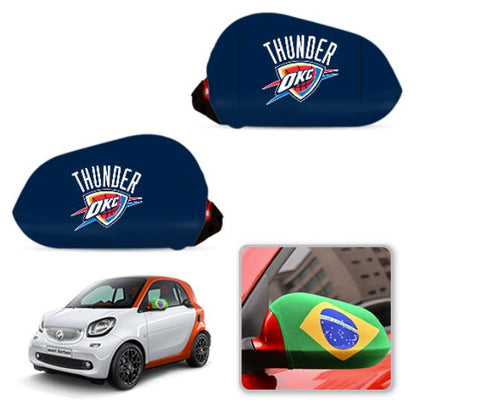 Oklahoma City Thunder NBA Car rear view mirror cover-View Elastic