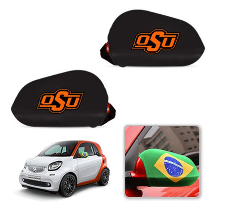 Oklahoma State Cowboys NCAAB Car rear view mirror cover-View Elastic