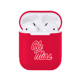 Ole Miss Rebels NCAA Airpods Case Cover 2pcs