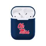 Ole Miss Rebels NCAA Airpods Case Cover 2pcs