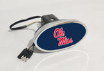 Ole Miss Rebels NCAA Hitch Cover LED Brake Light for Trailer