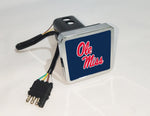 Ole Miss Rebels NCAA Hitch Cover LED Brake Light for Trailer