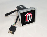 Omaha Mavericks NCAA Hitch Cover LED Brake Light for Trailer