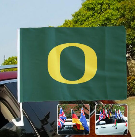 Oregon Ducks NCAAB Car Window Flag