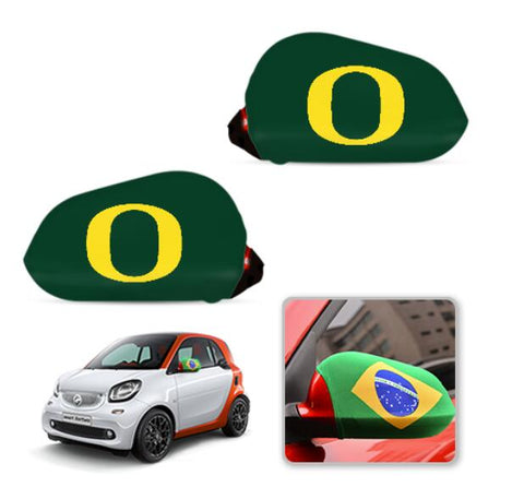 Oregon Ducks NCAAB Car rear view mirror cover-View Elastic