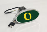 Oregon Ducks NCAA Hitch Cover LED Brake Light for Trailer