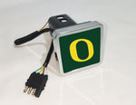 Oregon Ducks NCAA Hitch Cover LED Brake Light for Trailer