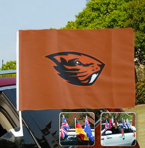 Oregon State Beavers NCAAB Car Window Flag