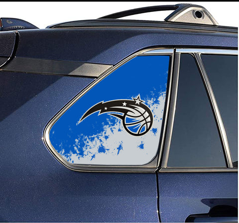 Orlando Magic NBA Rear Side Quarter Window Vinyl Decal Stickers Fits Toyota Rav4