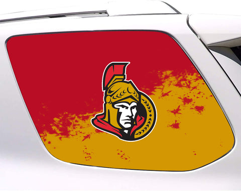 Ottawa Senators NHL Rear Side Quarter Window Vinyl Decal Stickers Fits Toyota 4Runner