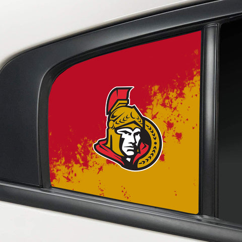 Ottawa Senators NHL Rear Side Quarter Window Vinyl Decal Stickers Fits Dodge Charger