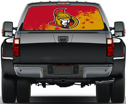 Ottawa Senators NHL Truck SUV Decals Paste Film Stickers Rear Window