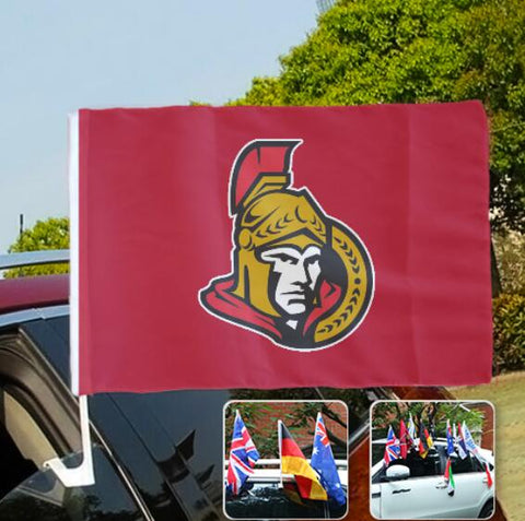 Ottawa Senators NHL Car Window Flag