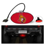 Ottawa Senators NHL Hitch Cover LED Brake Light for Trailer