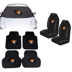 Pacific Tigers NCAA Car Front Windshield Cover Seat Cover Floor Mats