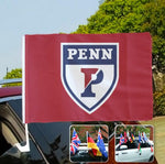 Penn Quakers NCAAB Car Window Flag