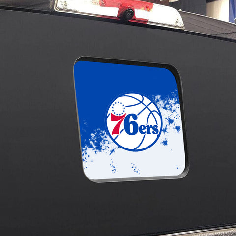 Philadelphia 76ers NBA Rear Back Middle Window Vinyl Decal Stickers Fits Dodge Ram GMC Chevy Tacoma Ford